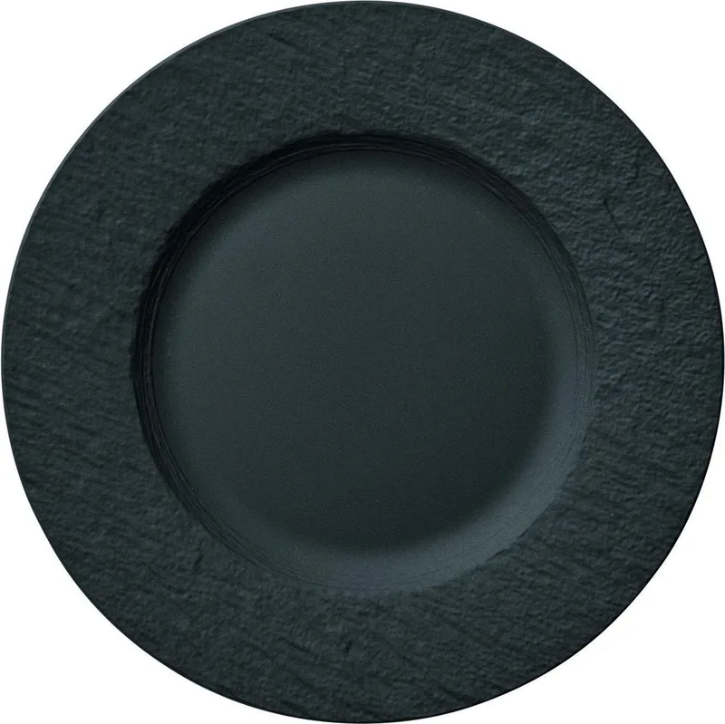 Manufacture Rock Dinerbord Rond - Ø 27 cm de Villeroy & Boch en Noir – photo produit 1 sur 5