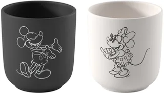 Manufacture Rock Mickey Mouse - Beker Set 2-Delig by Villeroy & Boch in Zwart-wit – product photo 1 of 4