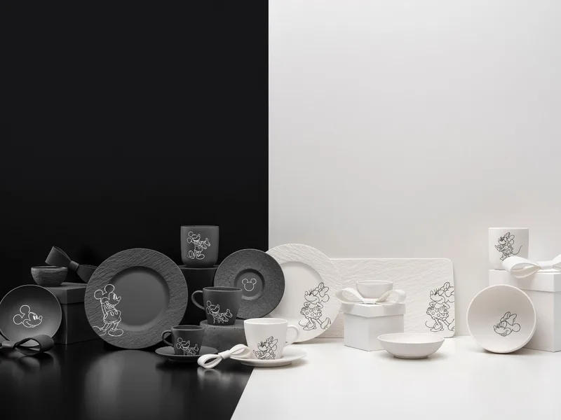 Manufacture Rock Mickey Mouse - Beker Set 2-Delig by Villeroy & Boch in Zwart-wit – product photo 4 of 4