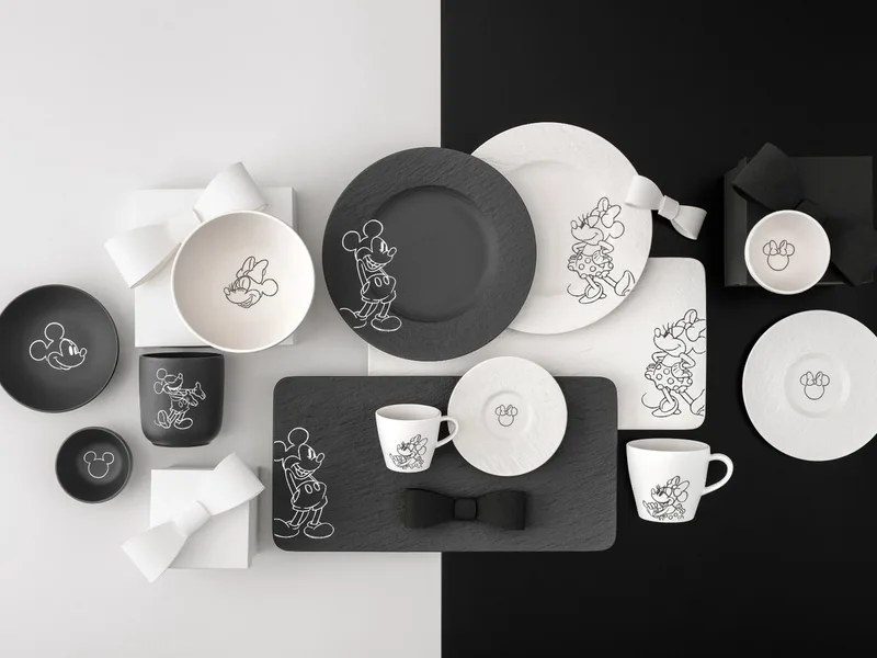 Manufacture Rock Mickey Mouse - Beker Set 2-Delig by Villeroy & Boch in Zwart-wit – product photo 3 of 4