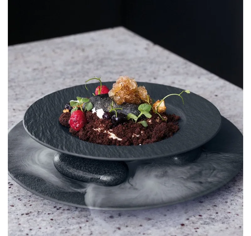 Manufacture Rock Pastabord - Ø 29 cm de Villeroy & Boch en Noir, Gris – photo produit 4 sur 4