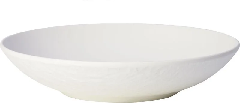 Manufacture Rock Schaal - Ø 23,5 cm - Porselein von Villeroy & Boch in Weiß – Produktfoto
