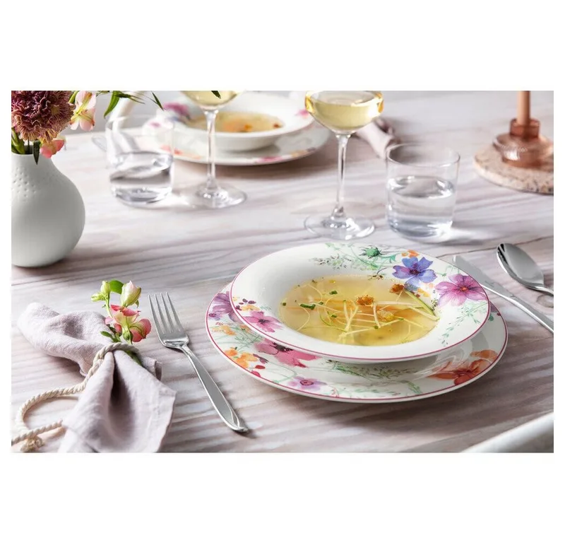 Mariefleur Basic Bord diep 23 cm - porselein by Villeroy & Boch in White – product photo 3 of 3