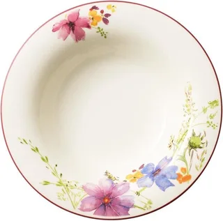 Mariefleur Basic Bord diep 23 cm - porselein by Villeroy & Boch in White – product photo 1 of 3