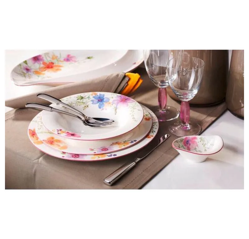 Mariefleur Basic Bord diep 23 cm - porselein by Villeroy & Boch in White – product photo 2 of 3