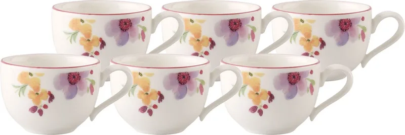 Mariefleur - Espressokopjes - Basic 80 ml Set van 6 von Villeroy & Boch in Gekleurd – Produktfoto