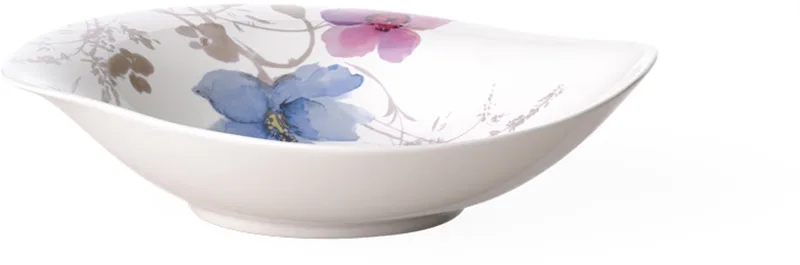 Mariefleur Gris Serve & Salad Schaal Diep 21 X 18 cm fra Villeroy & Boch i Blå, Grå – produktbillede