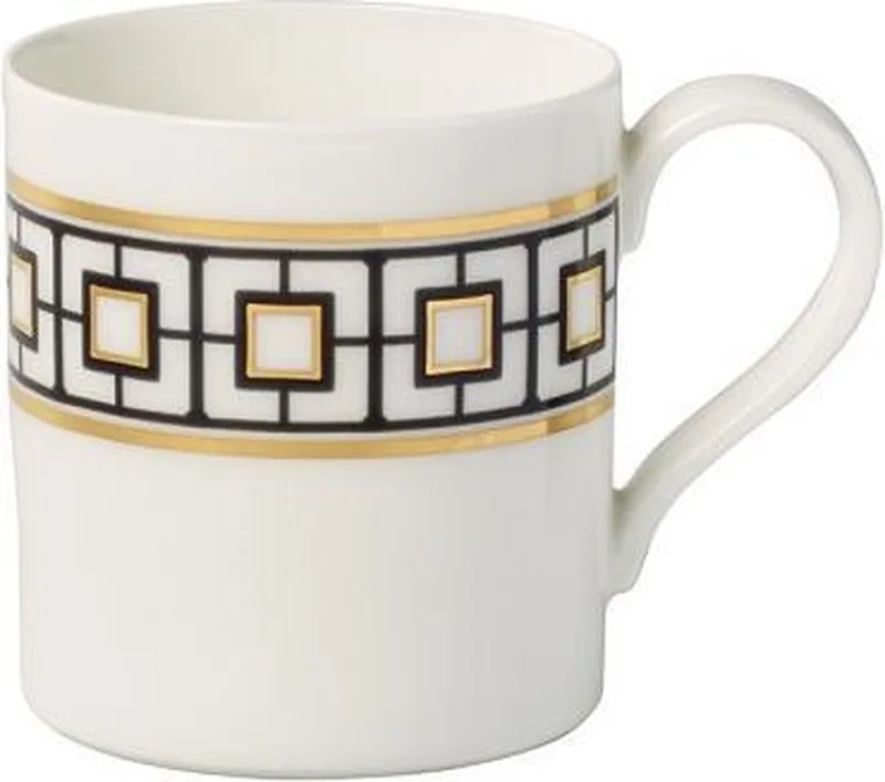 MetroChic - Beker met oor 0,30l by Villeroy & Boch in Gold, Black – product photo