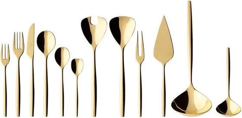 MetroChic d'Or - Bestekset 70dlg by Villeroy & Boch in Gold – product photo