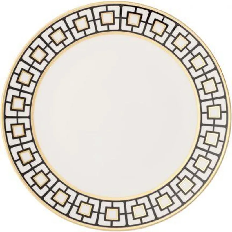 MetroChic - Dinerbord 27,5cm by Villeroy & Boch in Gold, Black – product photo