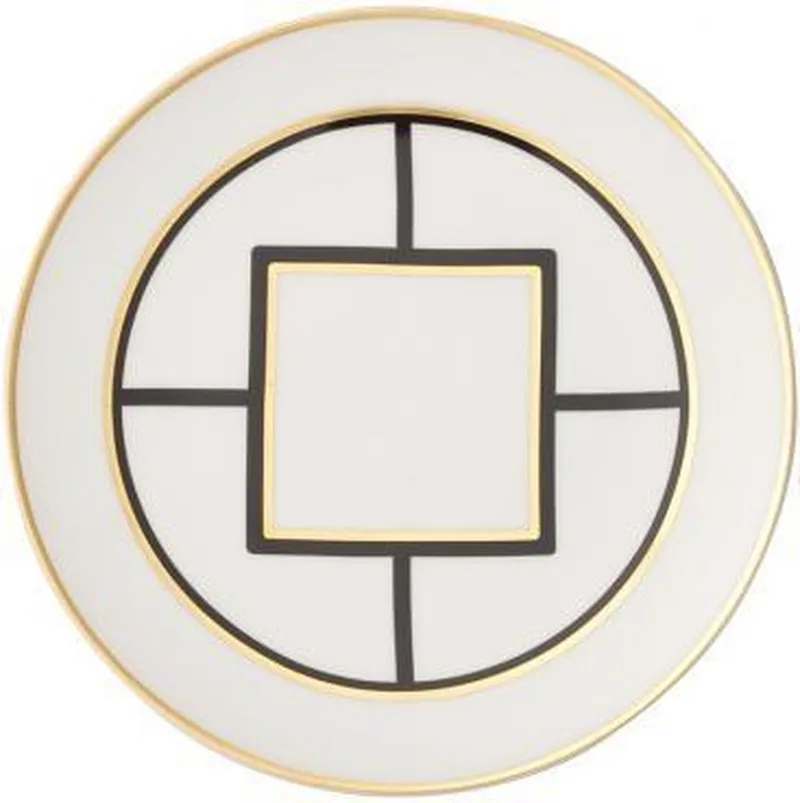MetroChic - Ontbijtbord 22cm by Villeroy & Boch in Gold, Black – product photo