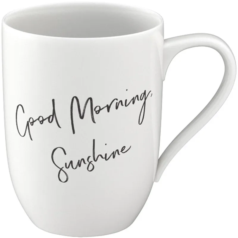 mok met oor - 'Good Morning, Sunshine' opdruk - 290 ml by Villeroy & Boch in Wit-gekleurd – product photo