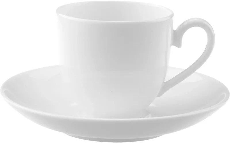 Mokka-/ Espressotasse mit Untertasse Royal 100 ml från Villeroy & Boch i Wit-gekleurd – produktbild