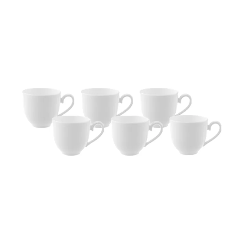 Mokka-/ Espressotasse Royal 100 ml Set van 6 by Villeroy & Boch in Wit-gekleurd – product photo