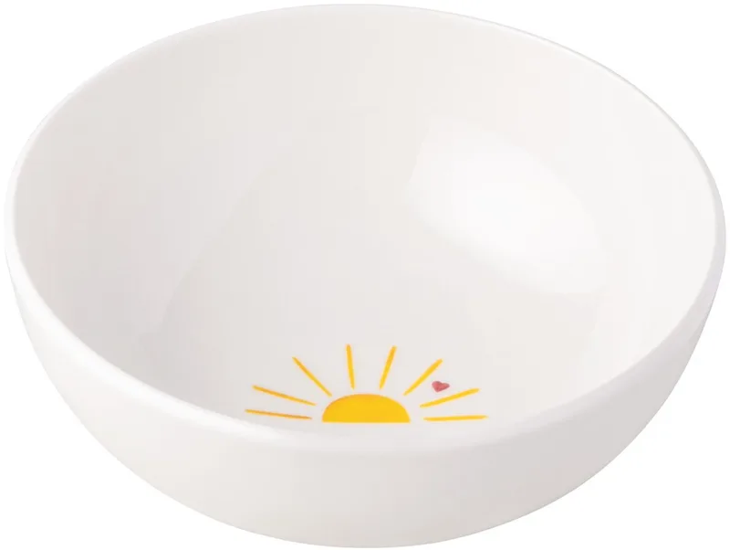 Müslischale Hello Sunshine With Love ø 16,9 cm von Villeroy & Boch in Wit-geel – Produktfoto