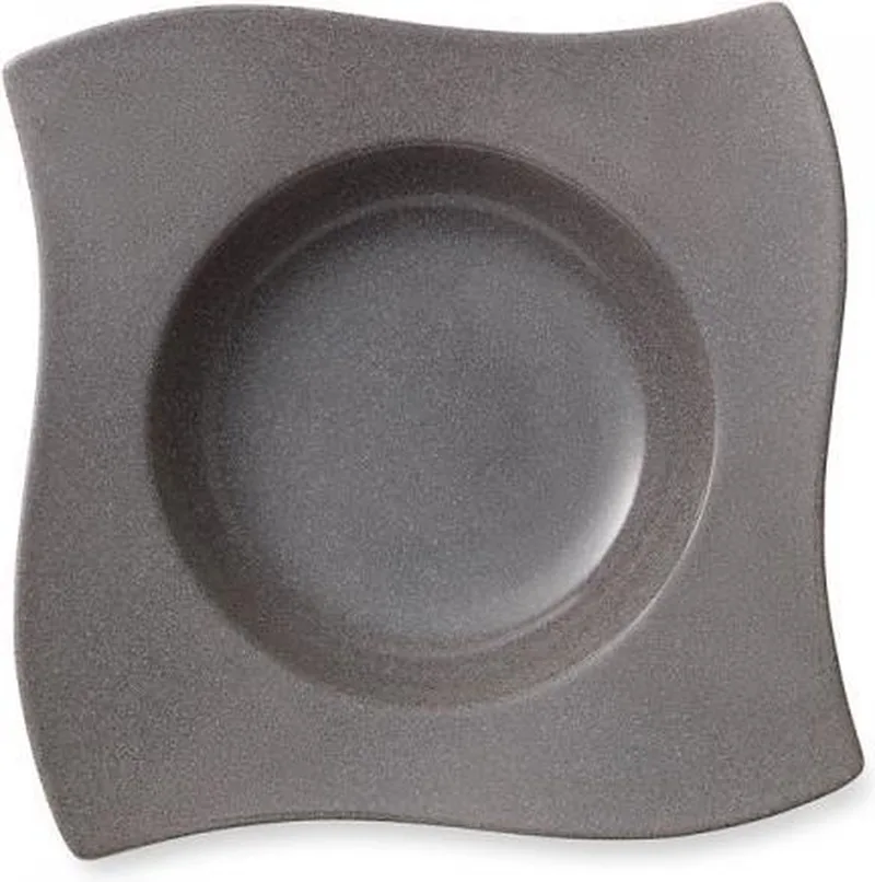 New Wave Stone Pastabord - 28 cm van Villeroy & Boch in Grijs – productfoto