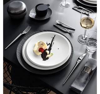 NewMoon Ontbijtbord 24 cm van Villeroy & Boch in Wit – productfoto 3 van 4