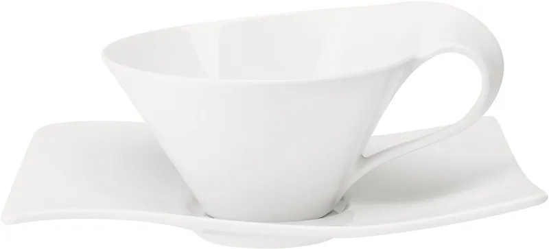 NewWave - Theekop en Schotel by Villeroy & Boch in Wit-gekleurd – product photo