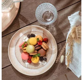 Ontbijtbord / Dessertbord Perlemor Sand - ø 24 cm von Villeroy & Boch in Beige – Produktfoto 4 von 5