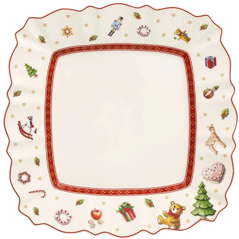 Ontbijtbord vierkant 22x22cm by Villeroy & Boch in Gekleurd – product photo