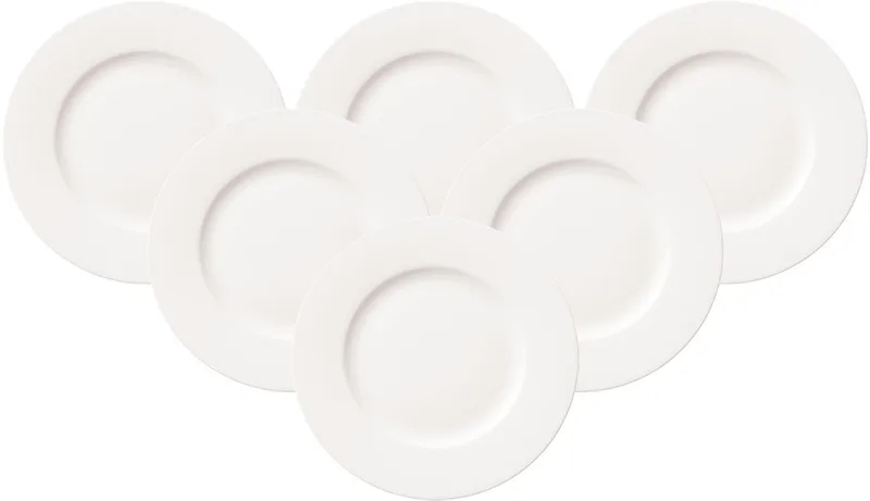 Ontbijtbord Villeroy & Boch For Me 21,5 cm 6stk by Villeroy & Boch in White – product photo