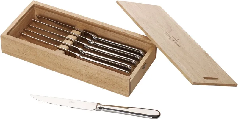 Oscar Pizza & Steakmes - 6 delig de Villeroy & Boch en Argent – photo produit