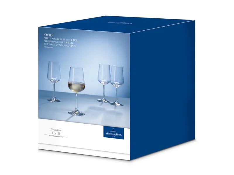 Ovid Witte Wijnglas - 4 stuks - Glas by Villeroy & Boch in Transparent – product photo 2 of 3