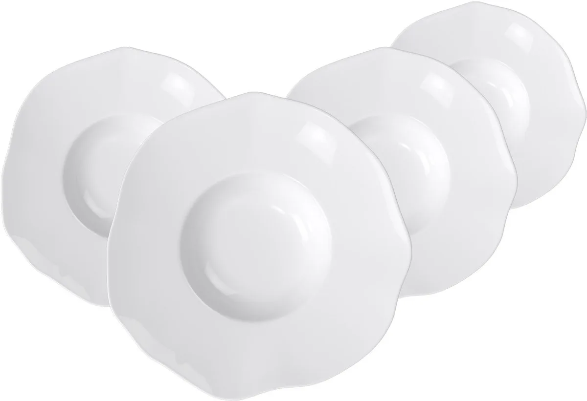 Pastateller Pura ø 28,8 cm Set van 4 van Villeroy & Boch in Wit-gekleurd – productfoto