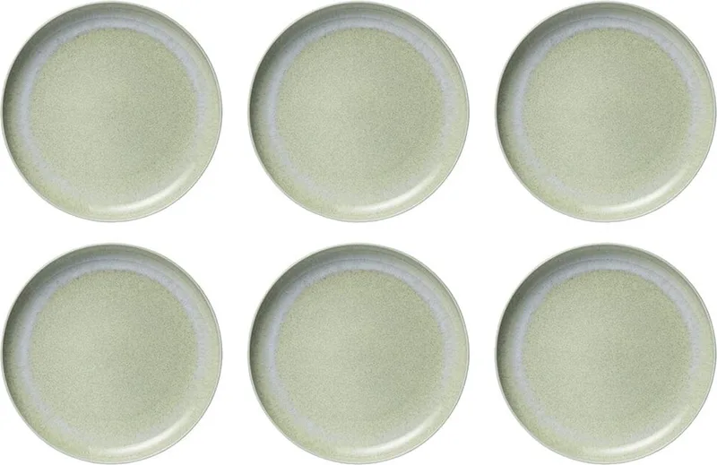 Perlemor Alga Dinerborden 6 stuks 27cm by Villeroy & Boch in Green – product photo