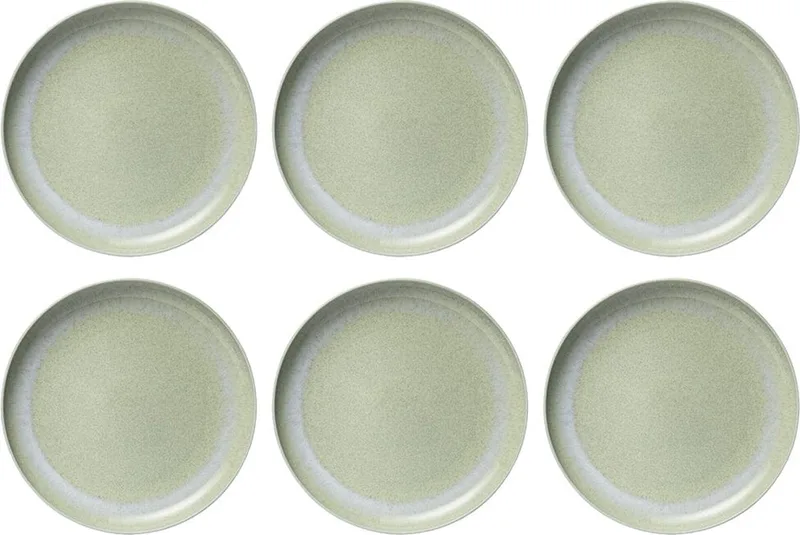 Perlemor Alga Ontbijtborden 6 stuks 24cm by Villeroy & Boch in Green – product photo