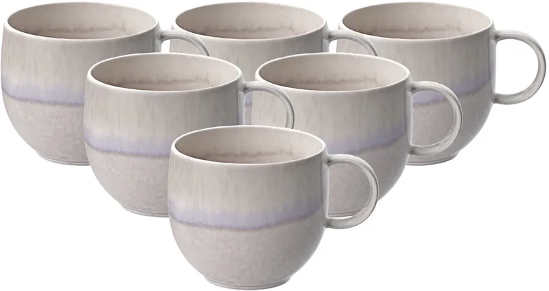 Perlemor Sand Mokken 6 stuks 0,35l de Villeroy & Boch en Marron – photo produit