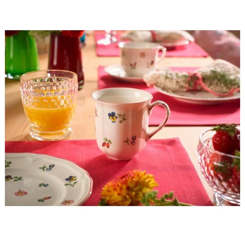 Petite Fleur - Beker met Oor 0.3l by Villeroy & Boch in White, Pink, Multicolour – product photo 2 of 3