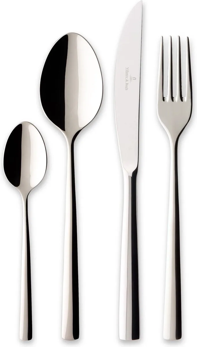Piemont Bestekset - 24 delig - 18/10 edelstaal fra Villeroy & Boch i Roestvrijstaal – produktbillede