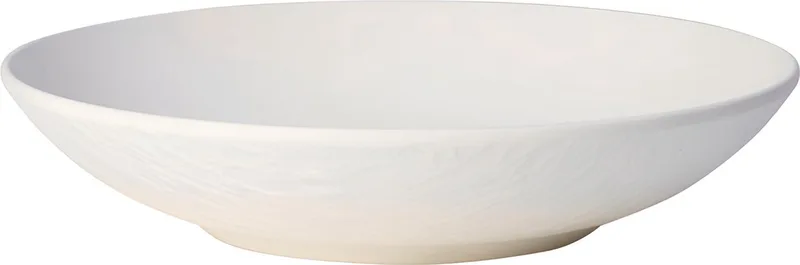 Rock Glacier - Bord Diep Coupe - Schaal - Kom - 23.5 cm - Porselein - Mat - Set van 12 by Villeroy & Boch in White – product photo