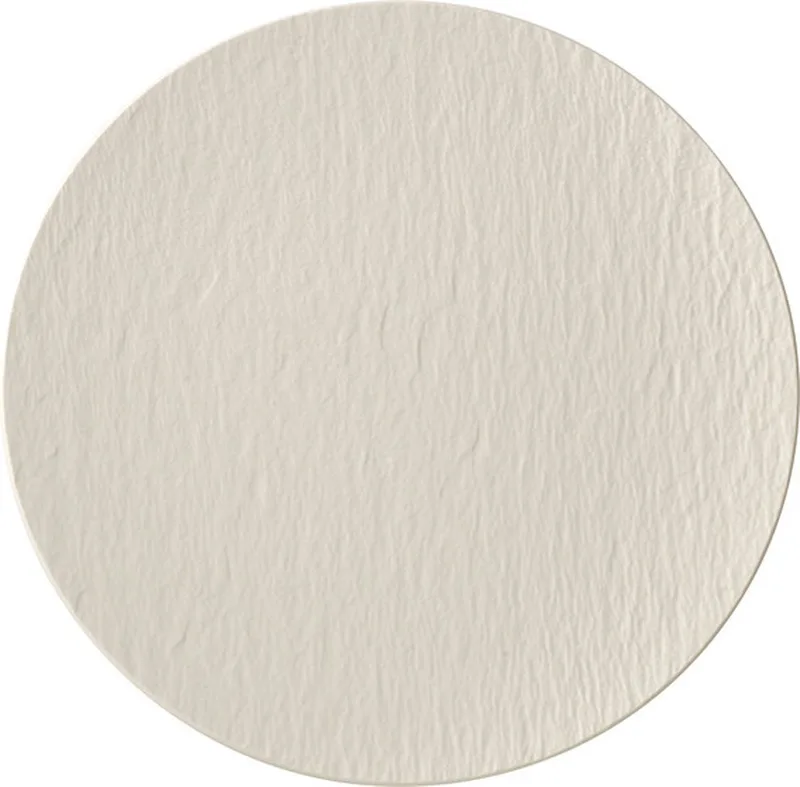 Rock Glacier - Bord plat - Pizza bord - Serveer bord - 29.0cm - Porselein - Mat - Set van 12 de Villeroy & Boch en Blanc – photo produit