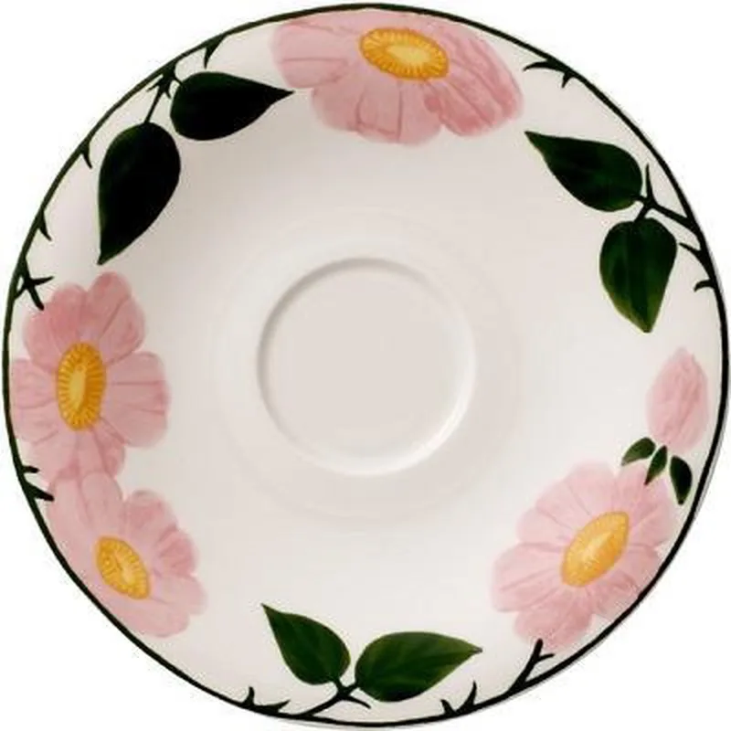 Rose Sauvage - Schotel Ontbijtkop 16cm by Villeroy & Boch in White, Pink, Green – product photo