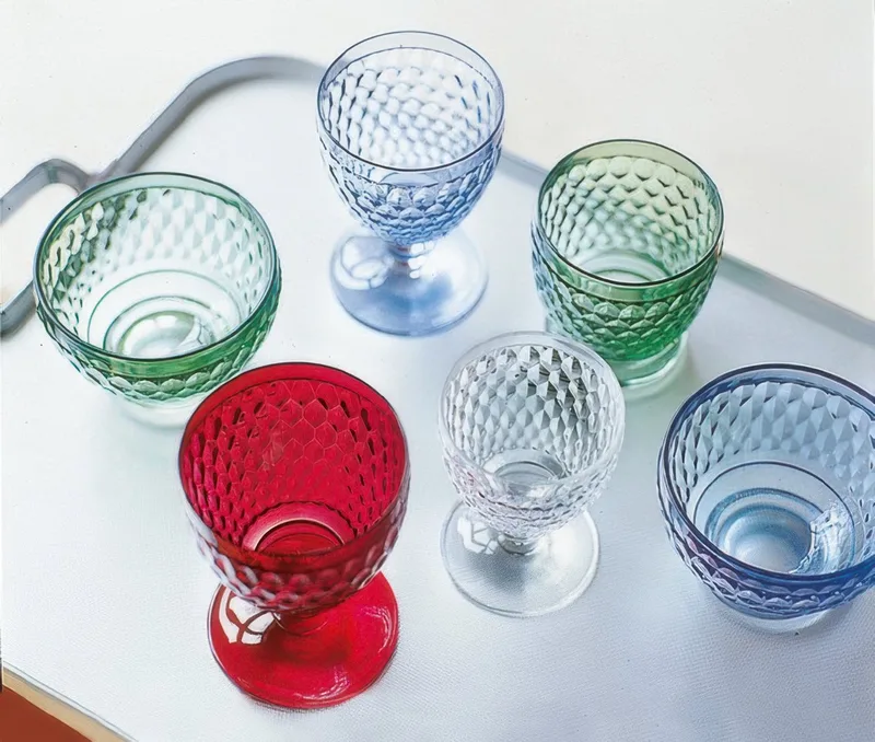 Rotweingläser Boston Coloured 310 ml Set van 4 by Villeroy & Boch in Blue – product photo 3 of 5