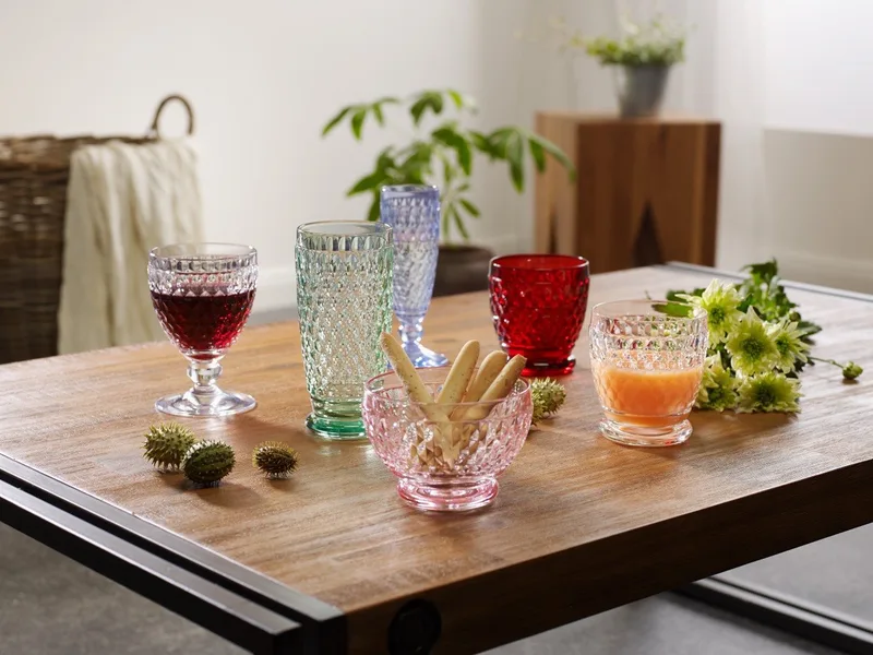 Rotweingläser Boston Coloured 310 ml Set van 4 by Villeroy & Boch in Blue – product photo 5 of 5