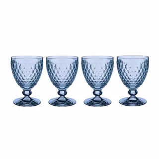 Rotweingläser Boston Coloured 310 ml Set van 4 by Villeroy & Boch in Blue – product photo 1 of 5
