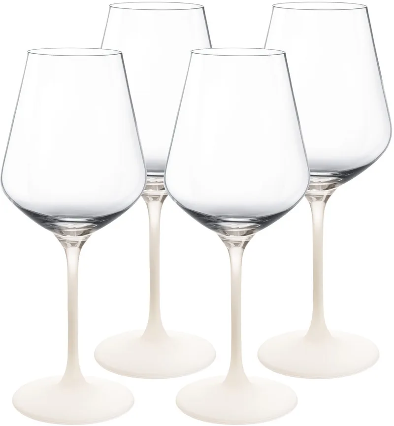 Rotweingläser Manufacture Rock 470 ml Set van 4 de Villeroy & Boch en Wit-transparant – photo produit