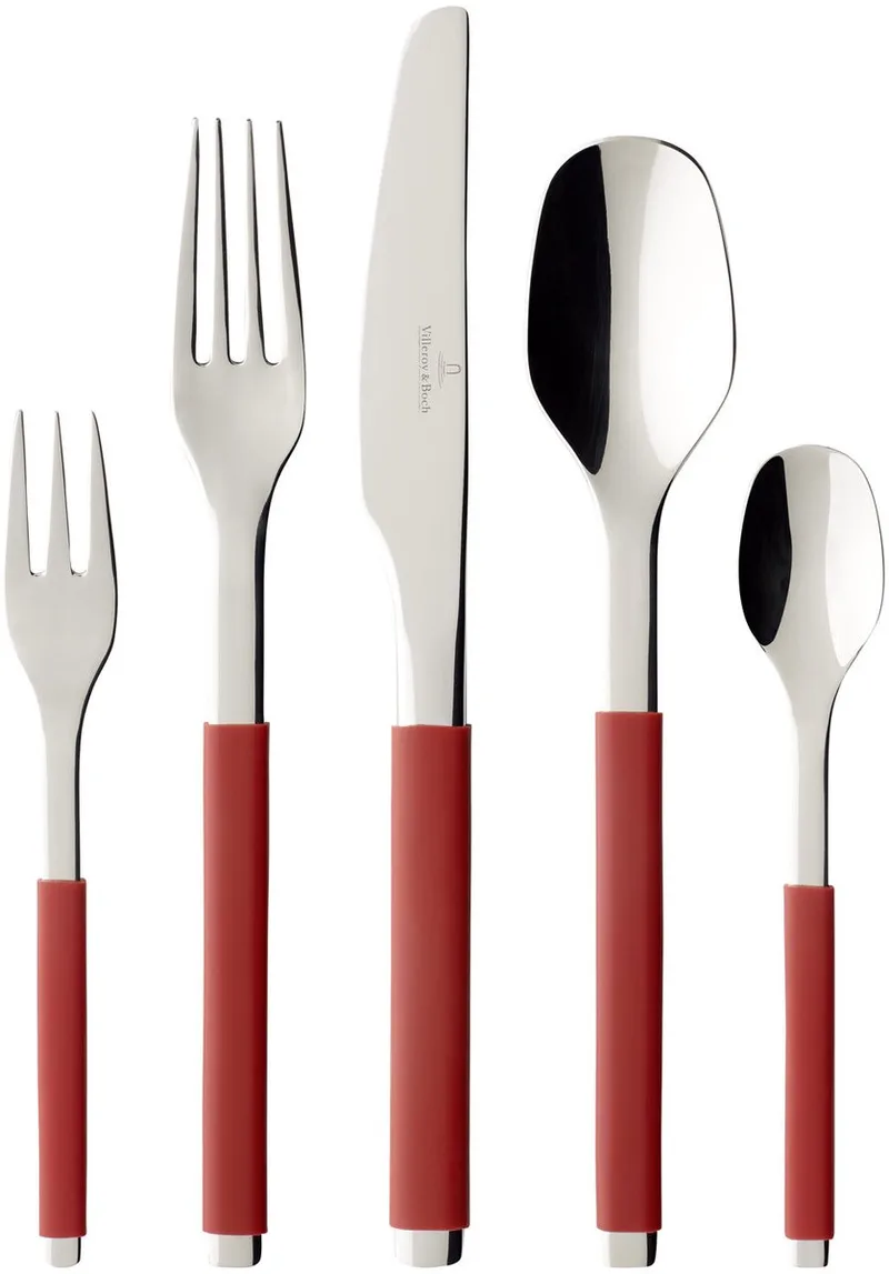 S+ Cranberry Bestekcassette 30-dlg by Villeroy & Boch in Red – product photo
