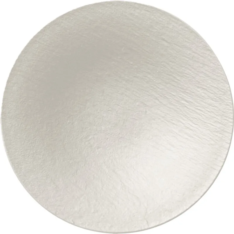 Schaal / Serveerschaal Manufacture Rock – Ø 29 cm – Stijlvol en Duurzaam – Perfect voor het Serveren van Gerechten, Salades en Meer van Villeroy & Boch in Wit – productfoto