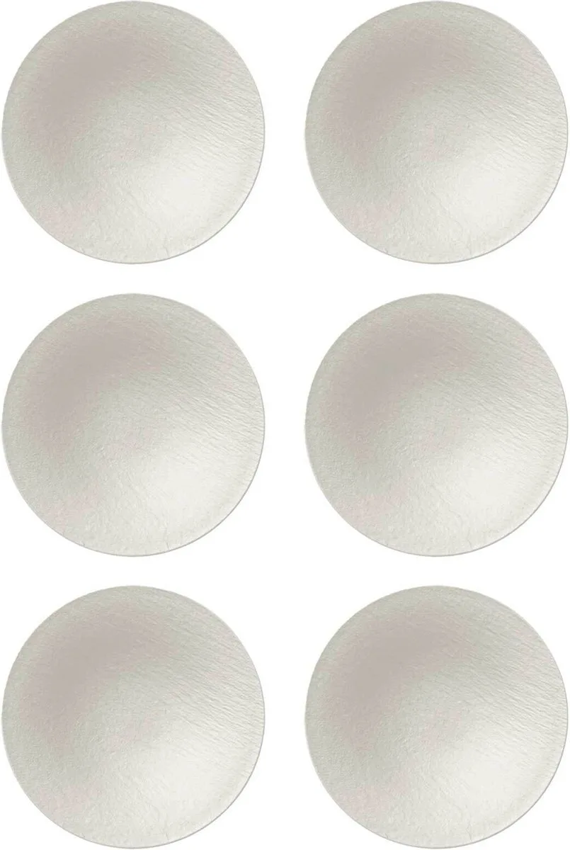 Schale Manufacture Rock Ø 29 cm Set van 6 de Villeroy & Boch en Wit-gekleurd – photo produit