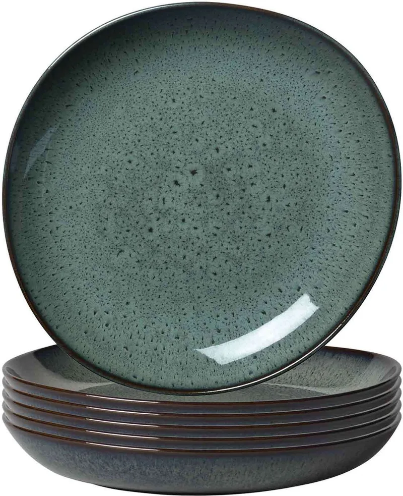 Schalen flach Lave ø 27 cm Set van 6 by Villeroy & Boch in Grey – product photo