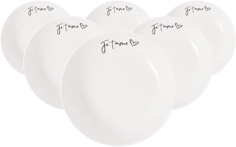 Schalen Je t'aime Statement ø 18,7 cm Set van 6 von Villeroy & Boch in Wit-gekleurd – Produktfoto