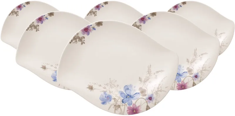 Schalen Mariefleur Gris Serve & Salad 34 x 26 cm Set van 6 by Villeroy & Boch in Gekleurd – product photo