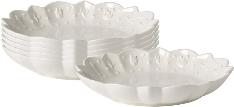 Schalen Toy's Delight Royal Classic ø 16 cm Set van 6 by Villeroy & Boch in Wit-gekleurd – product photo