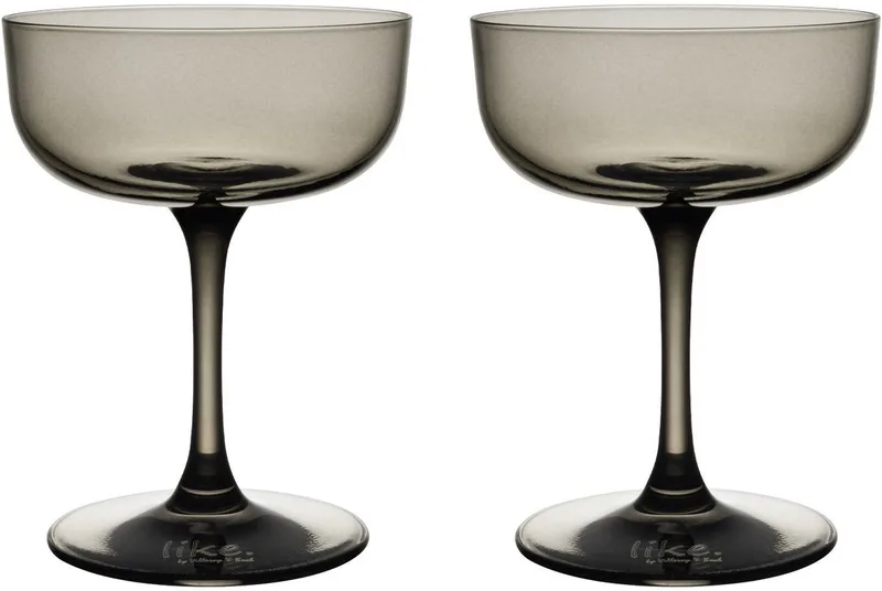 Sektschalen / Dessertschalen Like Glass 100 ml Set van 2 von Villeroy & Boch in Grau – Produktfoto