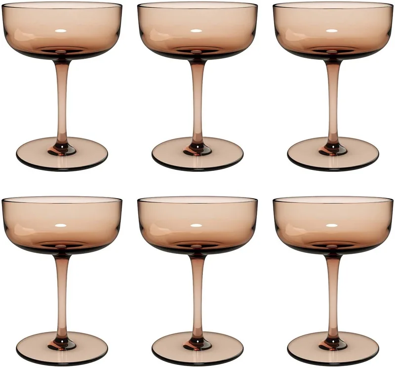 Sektschalen / Dessertschalen Like Glass 100 ml Set van 6 by Villeroy & Boch in Brown – product photo