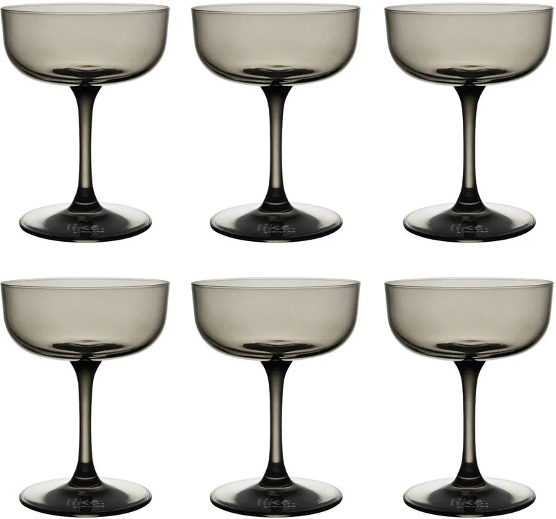 Sektschalen / Dessertschalen Like Glass 100 ml Set van 6 de Villeroy & Boch en Gris – photo produit